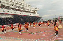 クルーズ船観送迎イベント