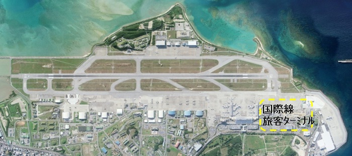 国際旅客ターミナル位置図
