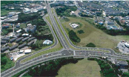 完成予想イメージ(名護東道路)