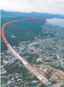 名護東道路事業ルート