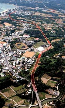 宜野座改良事業ルート
