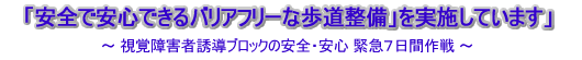�u���S�ň��S�ł���o���A�t���[�ȕ��������v�����{���Ă܂��I