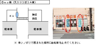 ���]�Ԃ��߂�ꏊ�i�V�v���E�{�E���̗�j