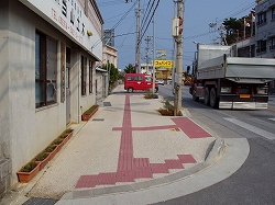 恩納村前兼久歩道の風景