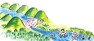 河川維持放流イメージ画像