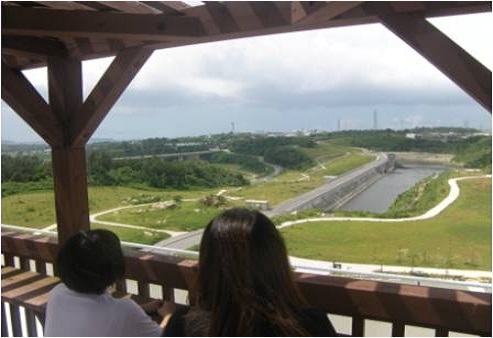 屋上展望台からの景色について