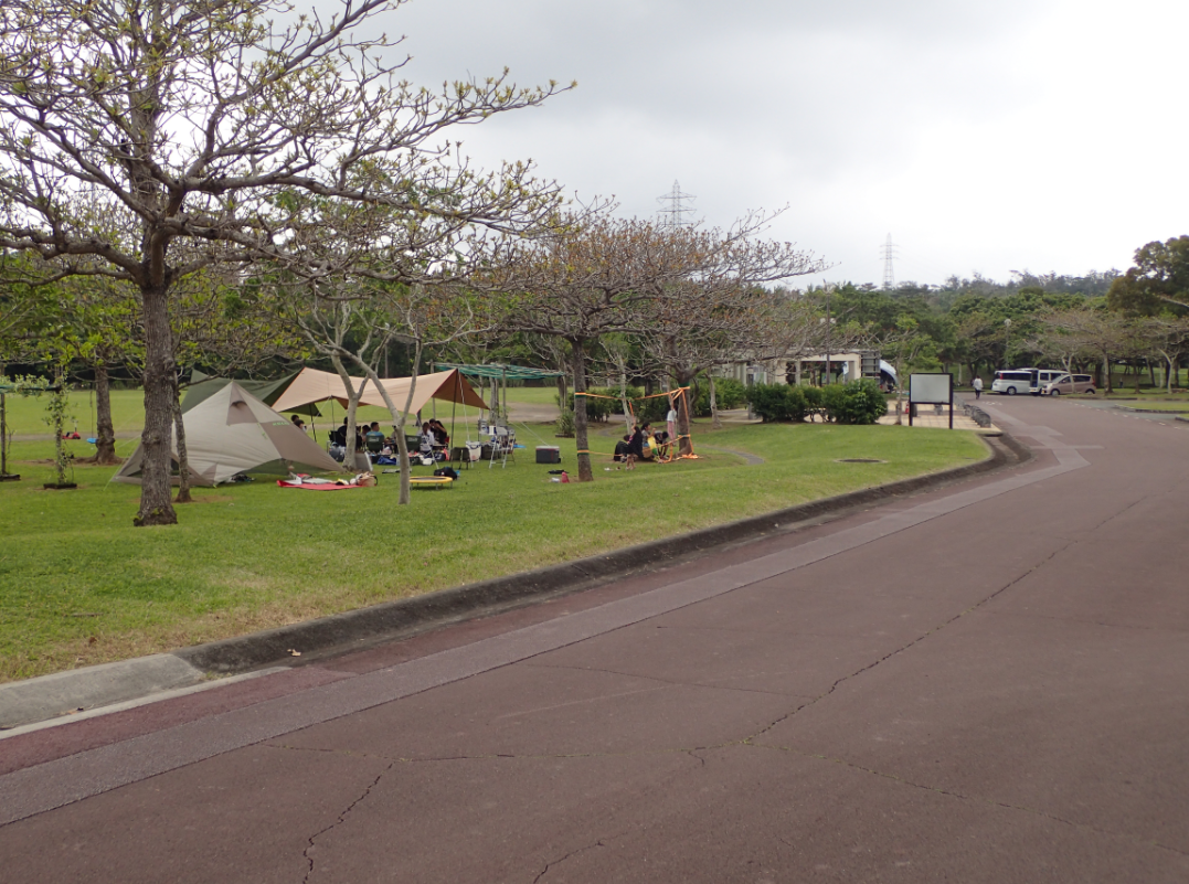 湖畔公園キャンプスペース