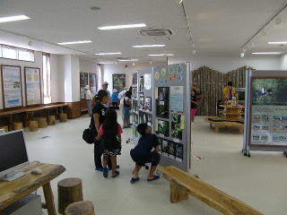 大保ダム資料館内　パネル展示